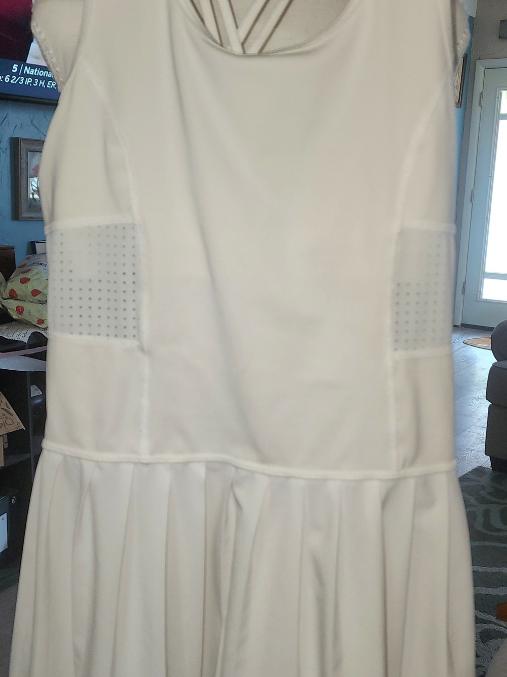 Ideology Soft White Girls' Sleeveless Dress Sz Xl